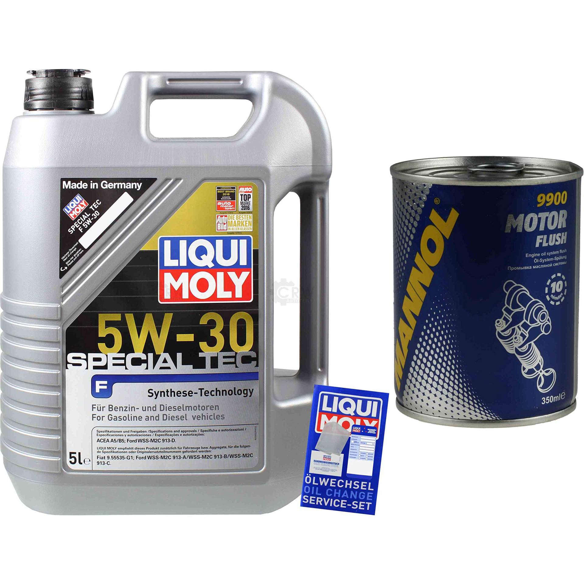 QR-PARTS 69812731 5L Liqui Moly Special Tec F 5W-30 MANNOL Motorspülung Motor Flush 11654166 von Diederichs