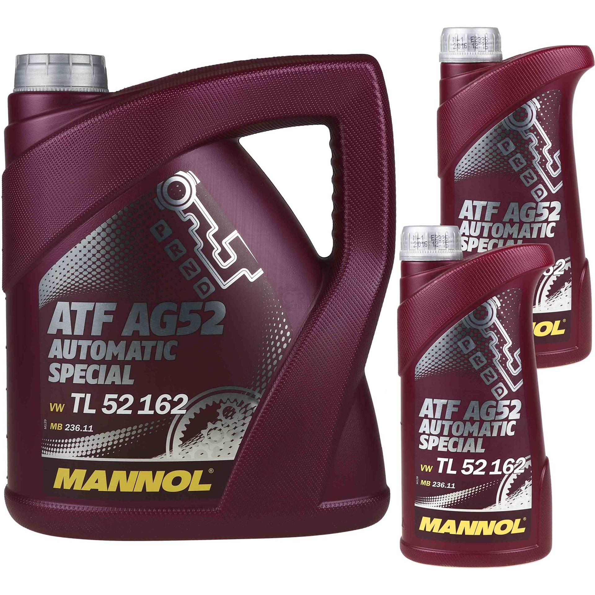 QR-PARTS 69988440 6 Liter Original MANNOL Automatikgetriebeöl ATF AG52 Automatic Special von Diederichs