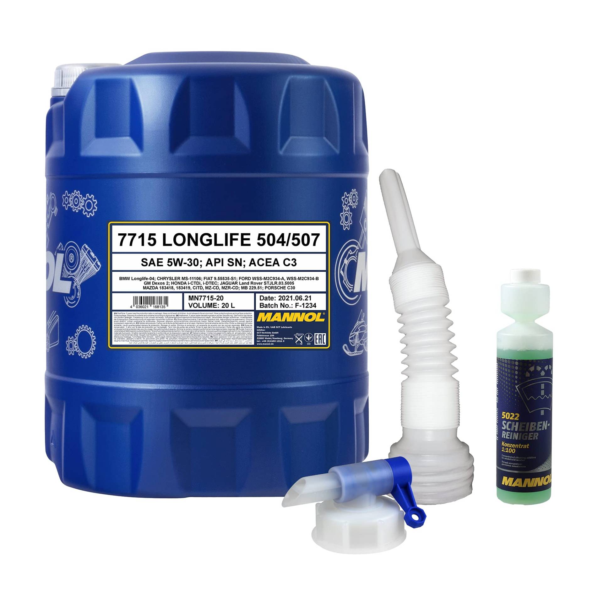 QR-Parts Set 20 Liter 85451596 5022 DIN61 CT4503 MN7715-20 MANNOL Scheibenreiniger Konzentrant 1:100 250ml 20L Motoröl 7715 LONGLIFE 504/507 Auslaufhahn QR-Parts Set 20 Liter 85451596 5022 DIN61 CT4503 MN7715-20 MANNOL Scheibenreiniger Konzentrant 1:100 250ml 20L Motoröl 7715 LONGLIFE 504/507 Auslaufhahn von Diederichs