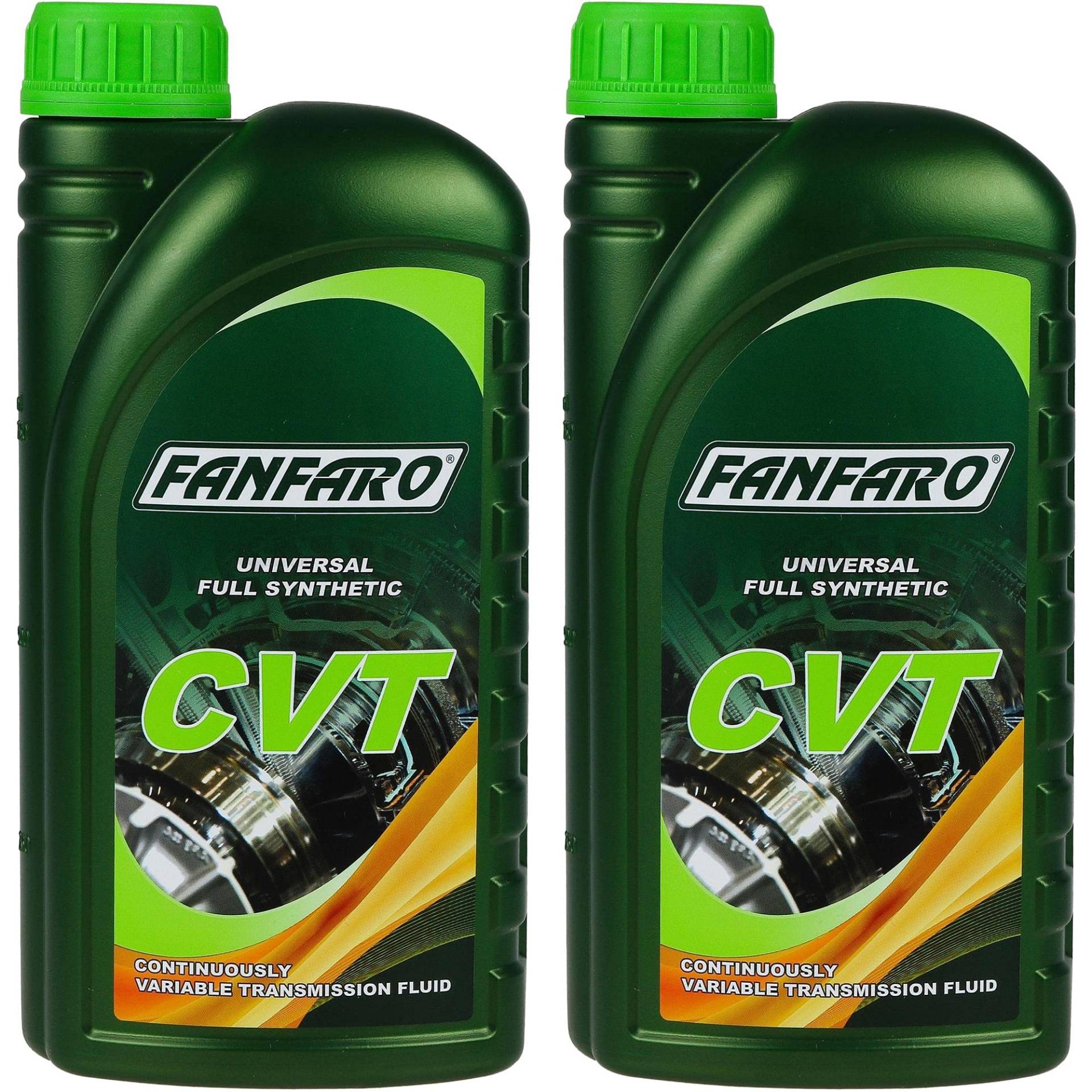 QR-Parts Set 85447992 FF8601-1 2x1 Liter Original FANFARO Automatikgetriebeöl CVT Automatic Gear Oil Öl von Diederichs