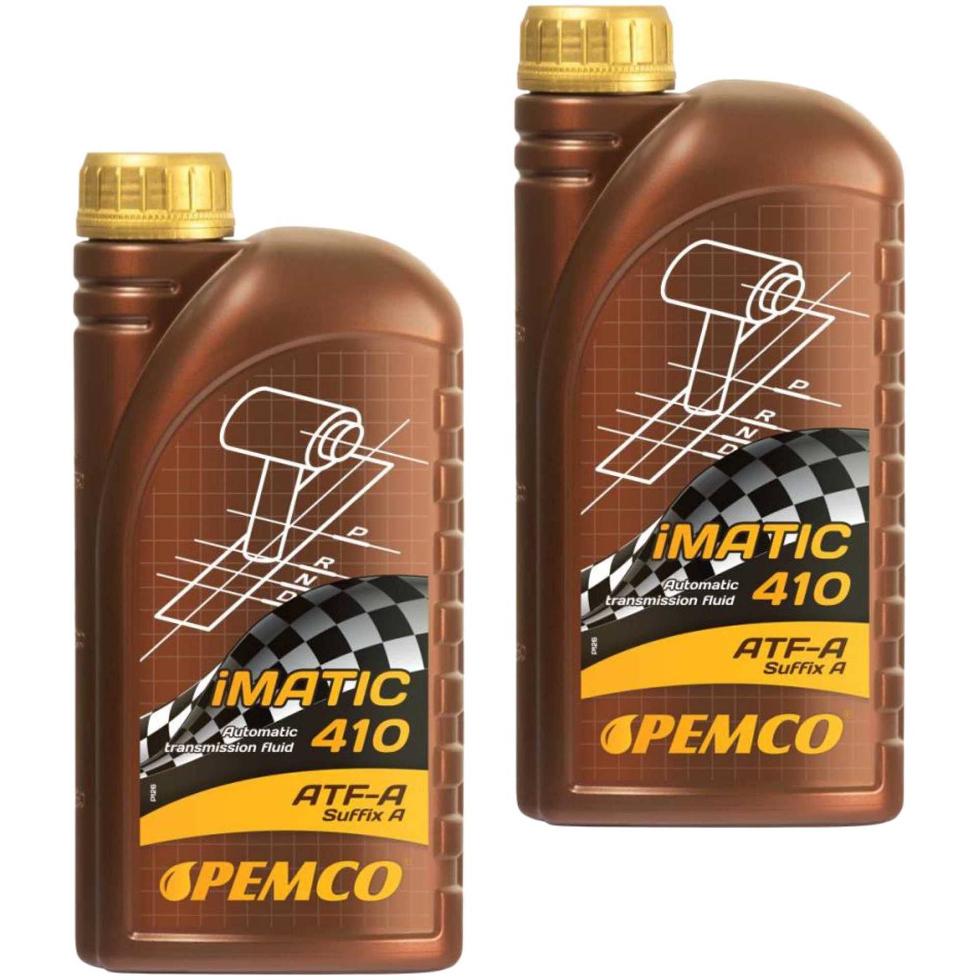 QR-Parts Set 85470872 PM0410-1 2x PEMCO 1 Liter iMATIC 410 ATF-A Automatikgetriebeöl Getriebeöl QR-Parts Set 85470872 PM0410-1 2x PEMCO 1 Liter iMATIC 410 ATF-A Automatikgetriebeöl Getriebeöl von Diederichs