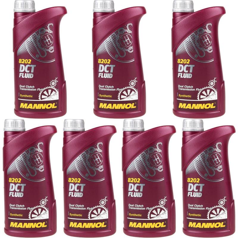 QR-Parts Set 85472123 MN8202-1 7x1 Liter Original MANNOL Getriebeöl 8202 DCT Fluid Gear Oil von Diederichs