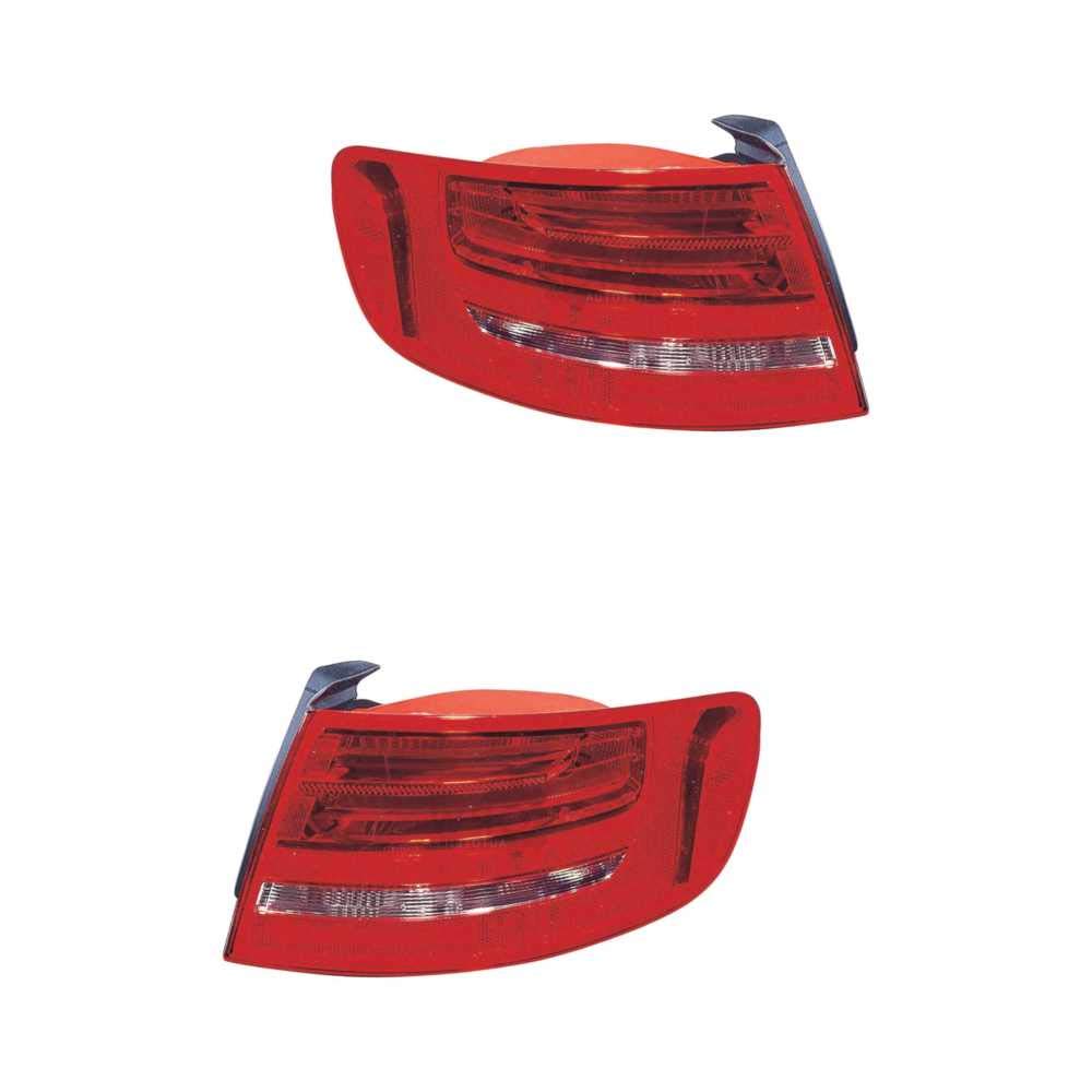 Rückleuchte Heckleuchte Set links & rechts rot PY21W W16W ohne Lampenträger für Model A4 Avant 8K5 B8 von Diederichs