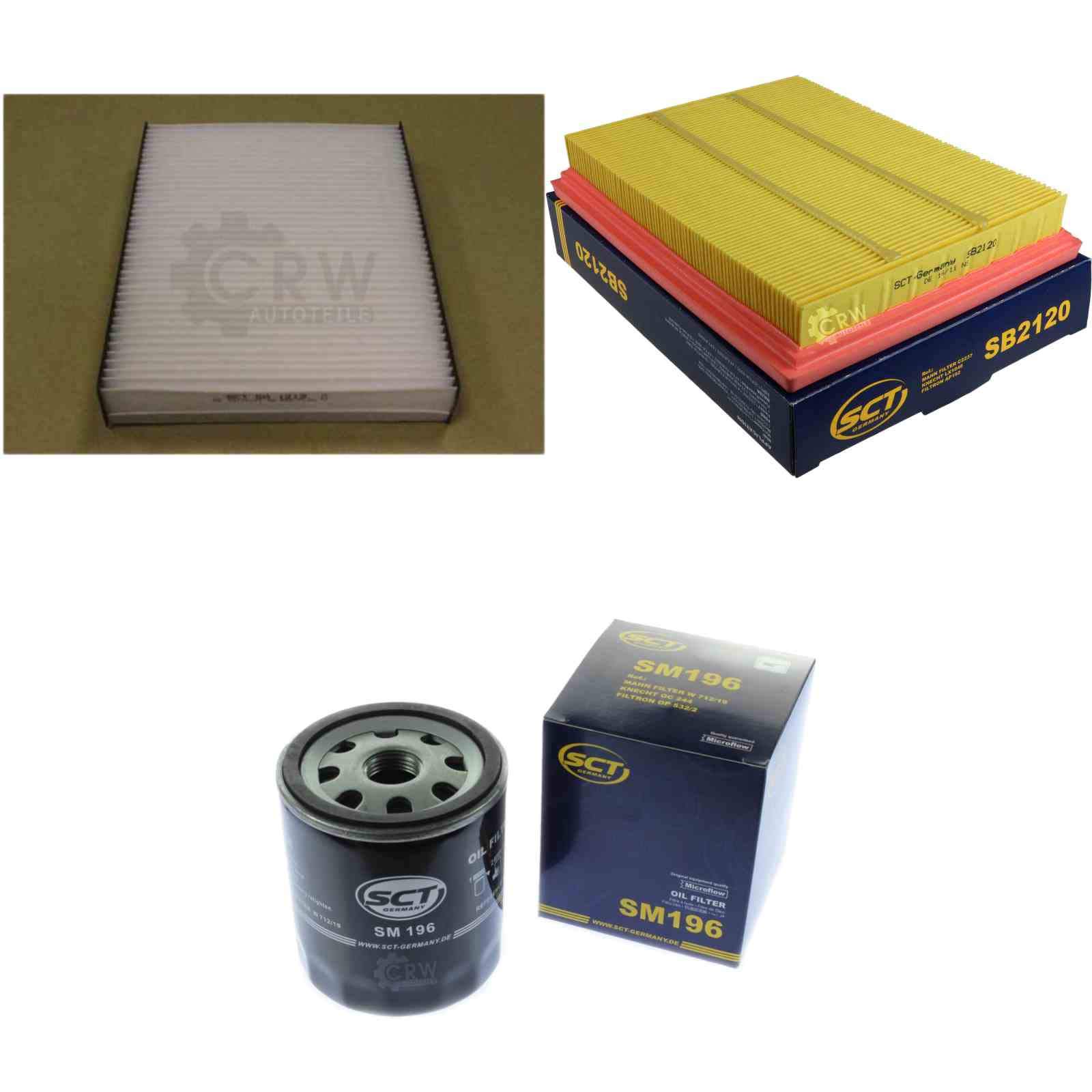 SCT Inspektions Set Inspektionspaket Innenraumfilter Luftfilter Ölfilter SCT Inspektions Set Inspektionspaket Innenraumfilter Luftfilter Ölfilter von Diederichs