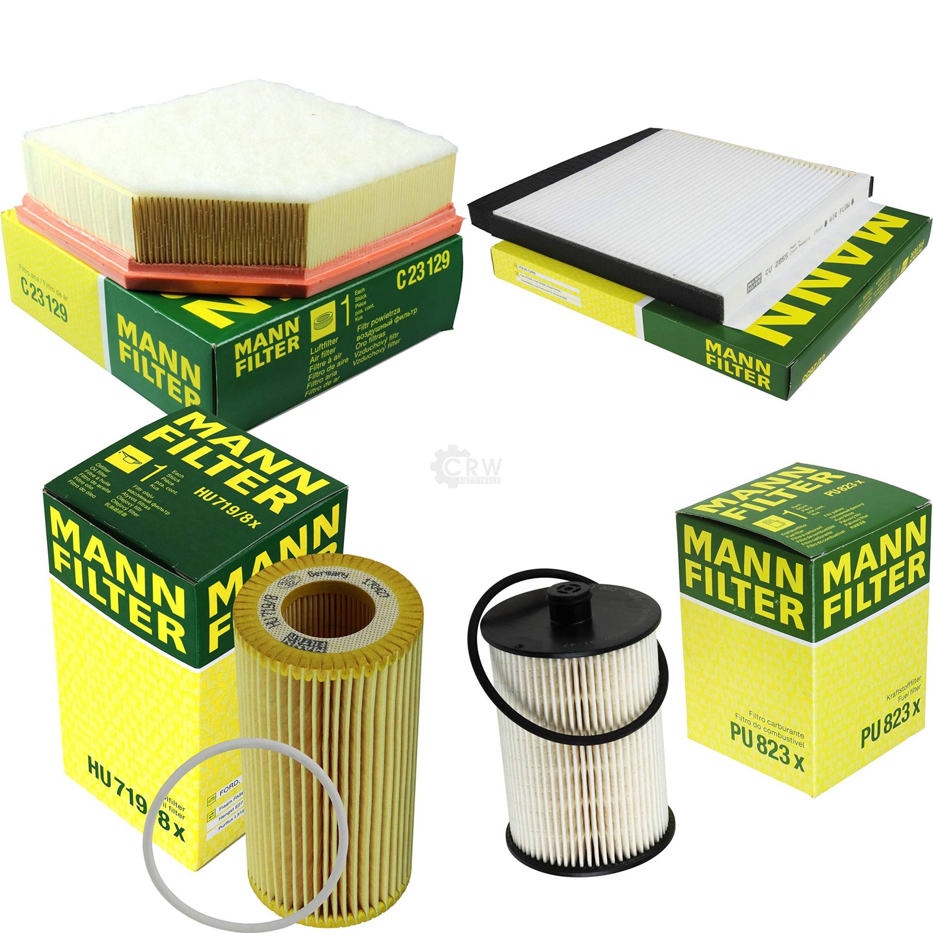 MANN-FILTER Inspektions Set Inspektionspaket Luftfilter Ölfilter Innenraumfilter Kraftstofffilter MANN-FILTER Inspektions Set Inspektionspaket Luftfilter Ölfilter Innenraumfilter Kraftstofffilter von Diederichs