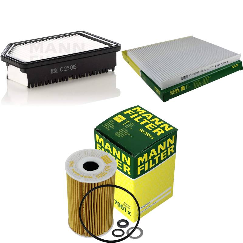 MANN-FILTER Inspektions Set Inspektionspaket Luftfilter Ölfilter Innenraumfilter von Diederichs