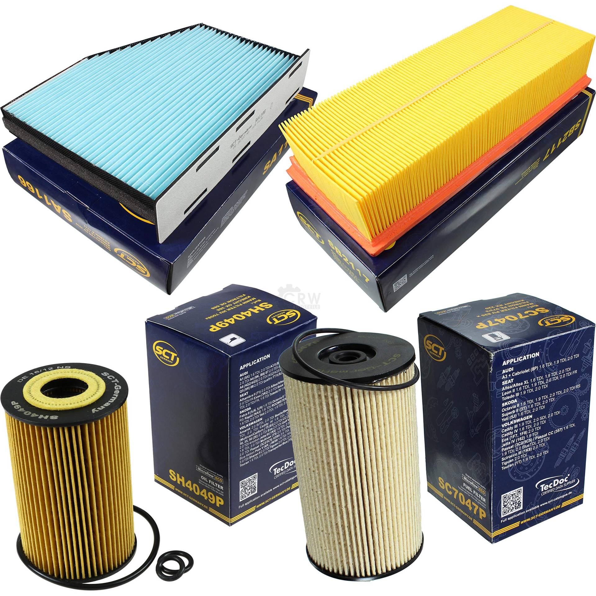SCT Germany Inspektions Set Inspektionspaket Luftfilter Ölfilter Innenraumfilter Kraftstofffilter SCT Germany Inspektions Set Inspektionspaket Luftfilter Ölfilter Innenraumfilter Kraftstofffilter von Diederichs