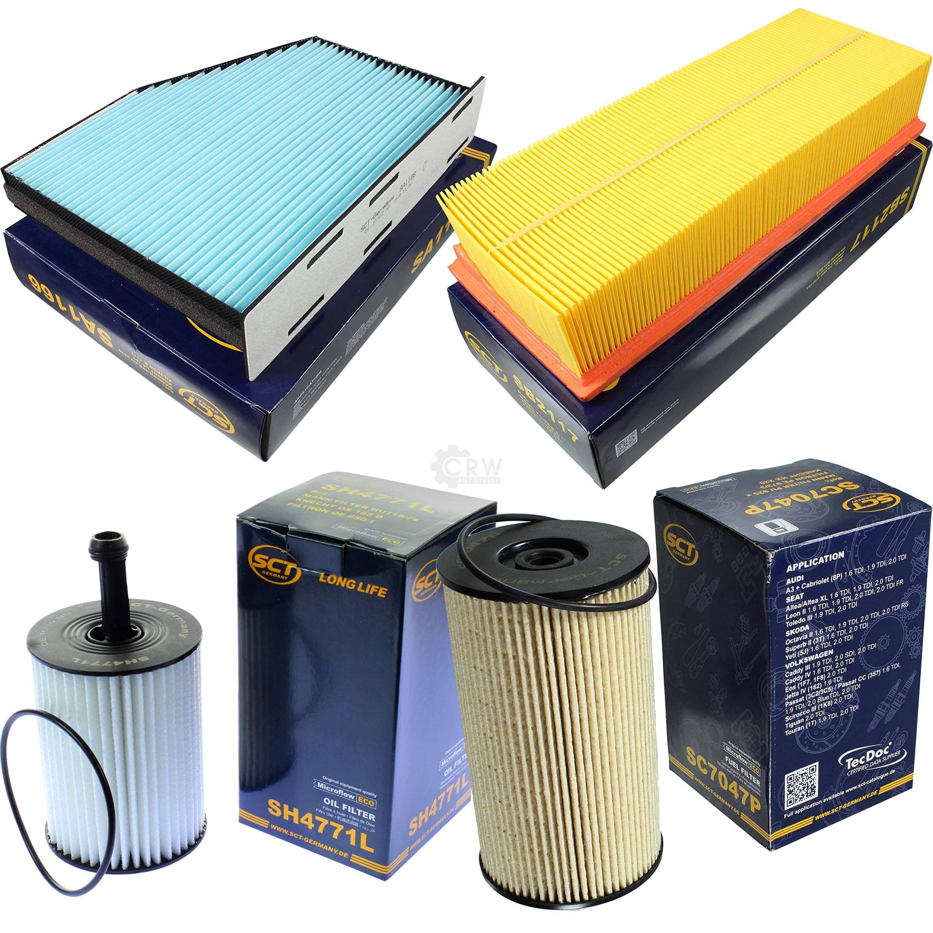 SCT Germany Inspektions Set Inspektionspaket Luftfilter Ölfilter Innenraumfilter Kraftstofffilter SCT Germany Inspektions Set Inspektionspaket Luftfilter Ölfilter Innenraumfilter Kraftstofffilter von Diederichs