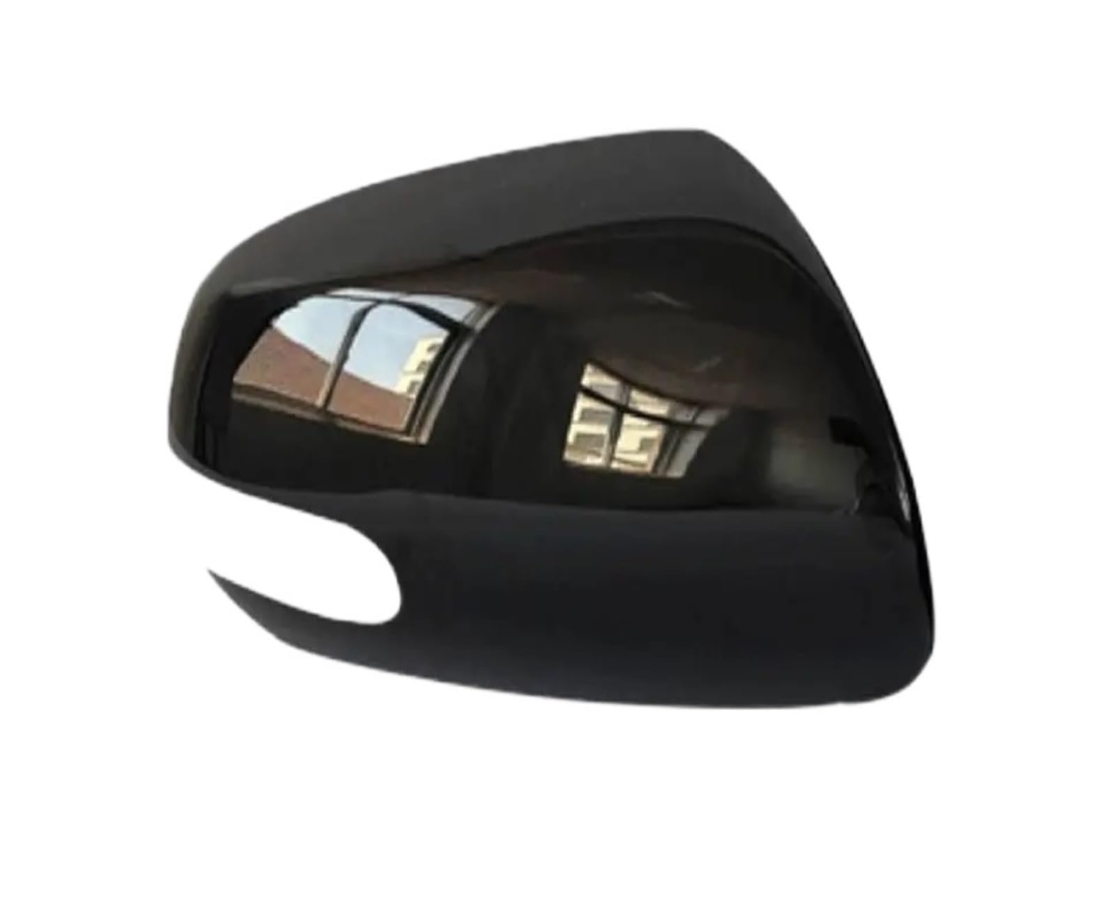 Außenspiegelkappen Für Kia Für Forte 2009 2010 2011-2017 Rückspiegelabdeckung Rückspiegelgehäuse Farbe Lackiert Mit Lampentyp Spiegelkappen(1piece black right) von QRDKKL