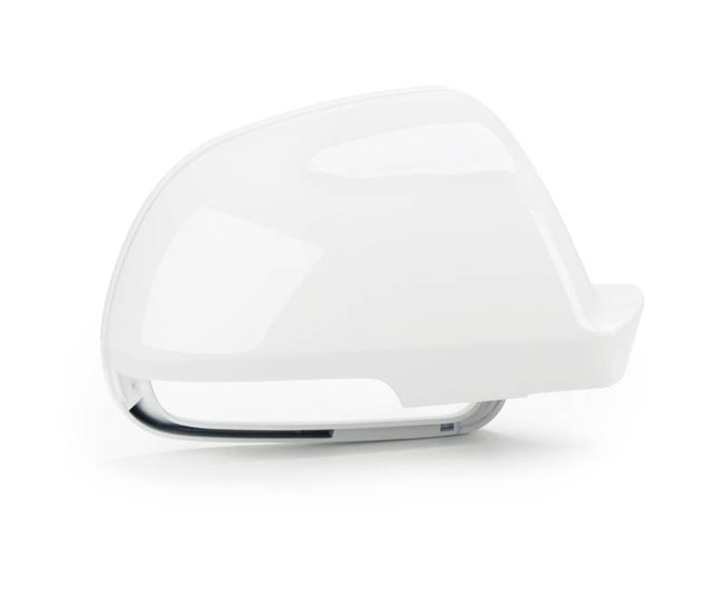 Außenspiegelkappen Für Skoda Für Octavia Für Classic 2010-2015 Auto Rückspiegel Shell Cap Gehäuse Flügel Tür Seitenspiegel Abdeckung Spiegelkappen(1piece white R) von QRDKKL