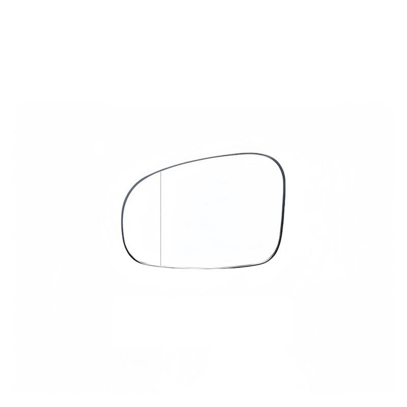Außenspiegelkappen Für Toyota IQ 2009~2015 Äußere Rückspiegel Abdeckung Seite Rückspiegel Shell Gehäuse Spiegel Mit Lampe 1 Stück Spiegelkappen(1piece white mirror L) von QRDKKL