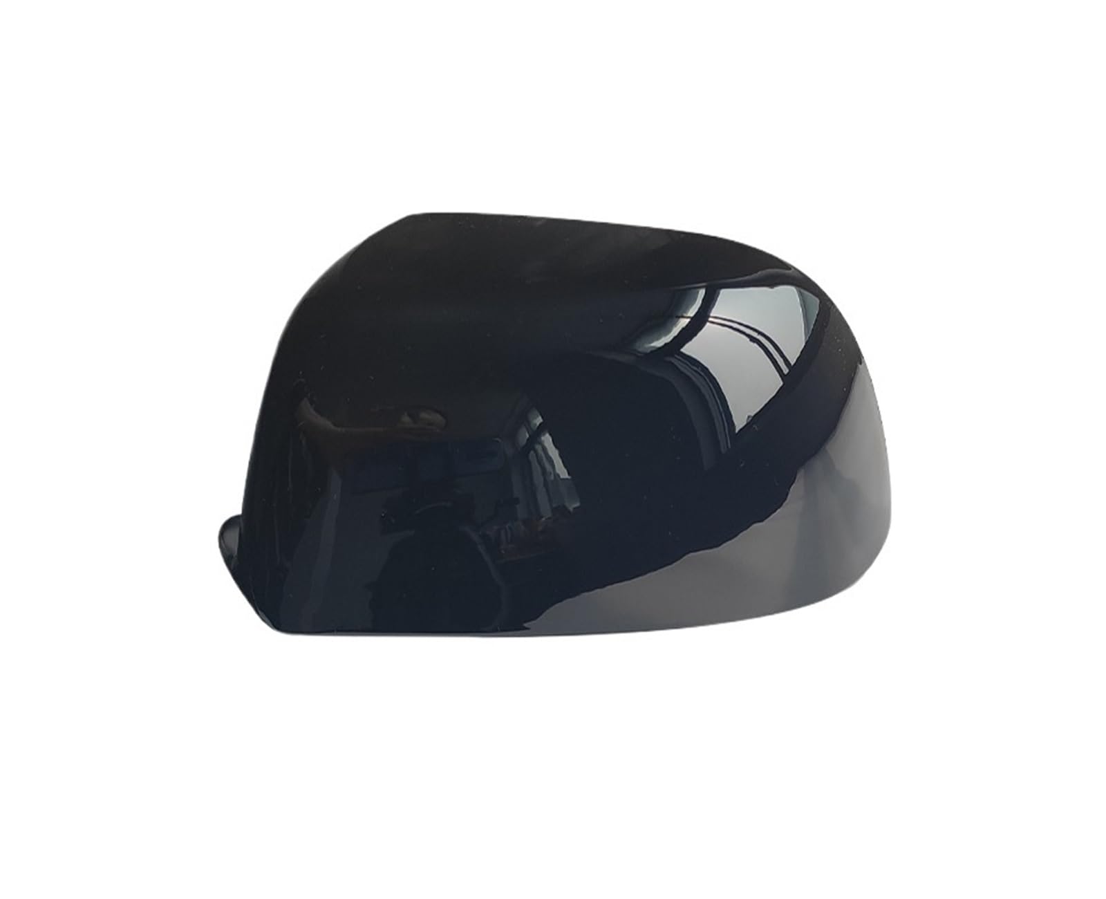 Außenspiegelkappen Für VW Für Polo 2004 2005 Auto Außen Rückspiegel Abdeckkappe Flügeltür Seitenspiegel Gehäuse Shell Farbe Lackiert Spiegelkappen(1piece dark black L) von QRDKKL