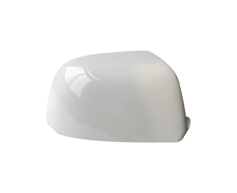 Außenspiegelkappen Für VW Für Polo 2004 2005 Auto Außen Rückspiegel Abdeckkappe Flügeltür Seitenspiegel Gehäuse Shell Farbe Lackiert Spiegelkappen(1piece extreme white R) von QRDKKL