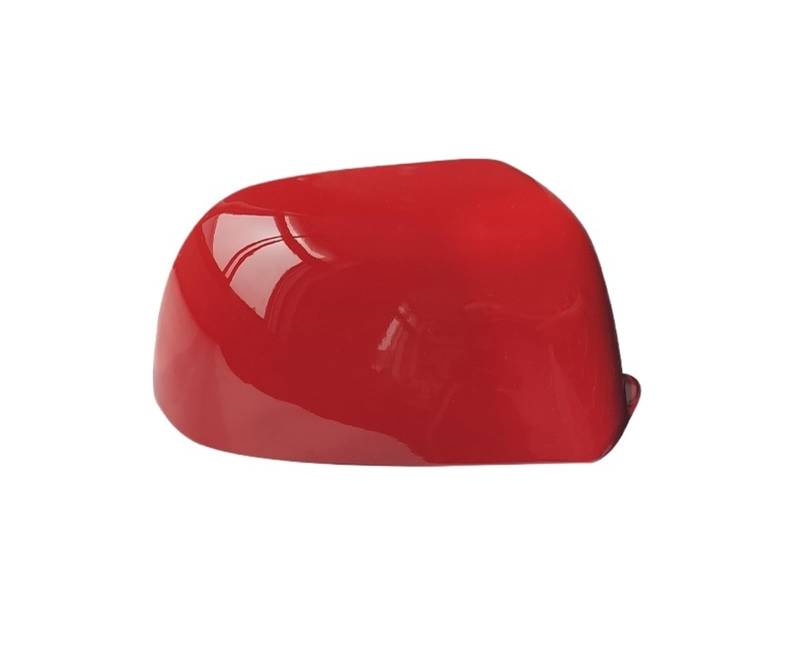 Außenspiegelkappen Für VW Für Polo 2004 2005 Auto Außen Rückspiegel Abdeckkappe Flügeltür Seitenspiegel Gehäuse Shell Farbe Lackiert Spiegelkappen(1piece style red R) von QRDKKL