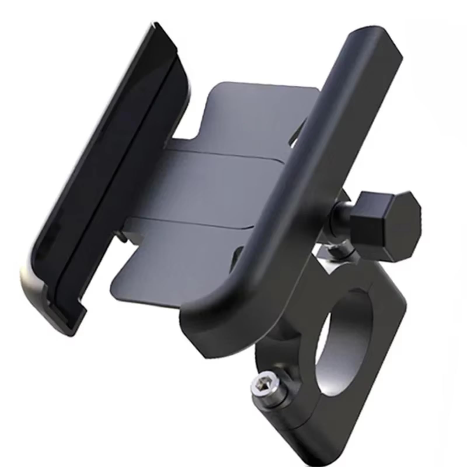 Motorrad Halterungen Fahrrad-Motorrad-Telefonhalter 360-Grad-Drehung Aluminiumlegierung Halter Für 4-7 Zoll Smartphone GPS 20-30 Mm Lenkerhalterung Motorrad Handyhalterung von QRDKKL