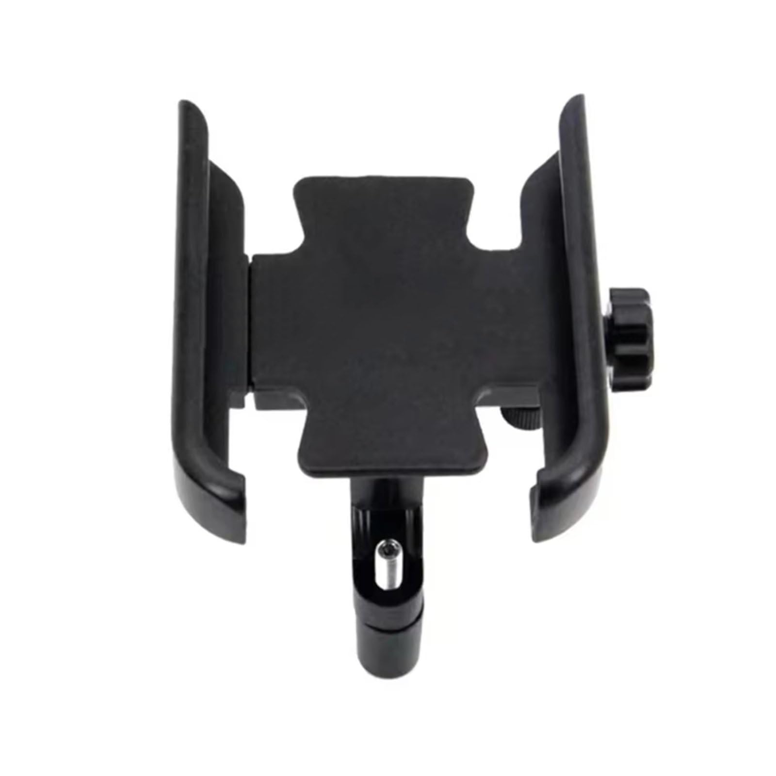 Motorrad Halterungen Für Benelli Für TRK 502 520X 702 702X X 251 2024 CNC Motorrad Spiegel Lenker Handy Halter GPS Stand Halterung Motorrad Handyhalterung(Handlebar Black) von QRDKKL