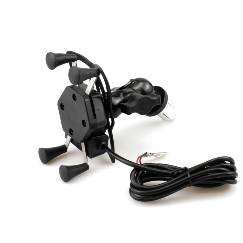 Motorrad Halterungen Für CTX700 NC700S NC700X NC750S NC750X CB500F CB500X Motorrad GPS Navigation Halterung X-Grip Telefon Halter USB Ladegerät Motorrad Handyhalterung(A) von QRDKKL