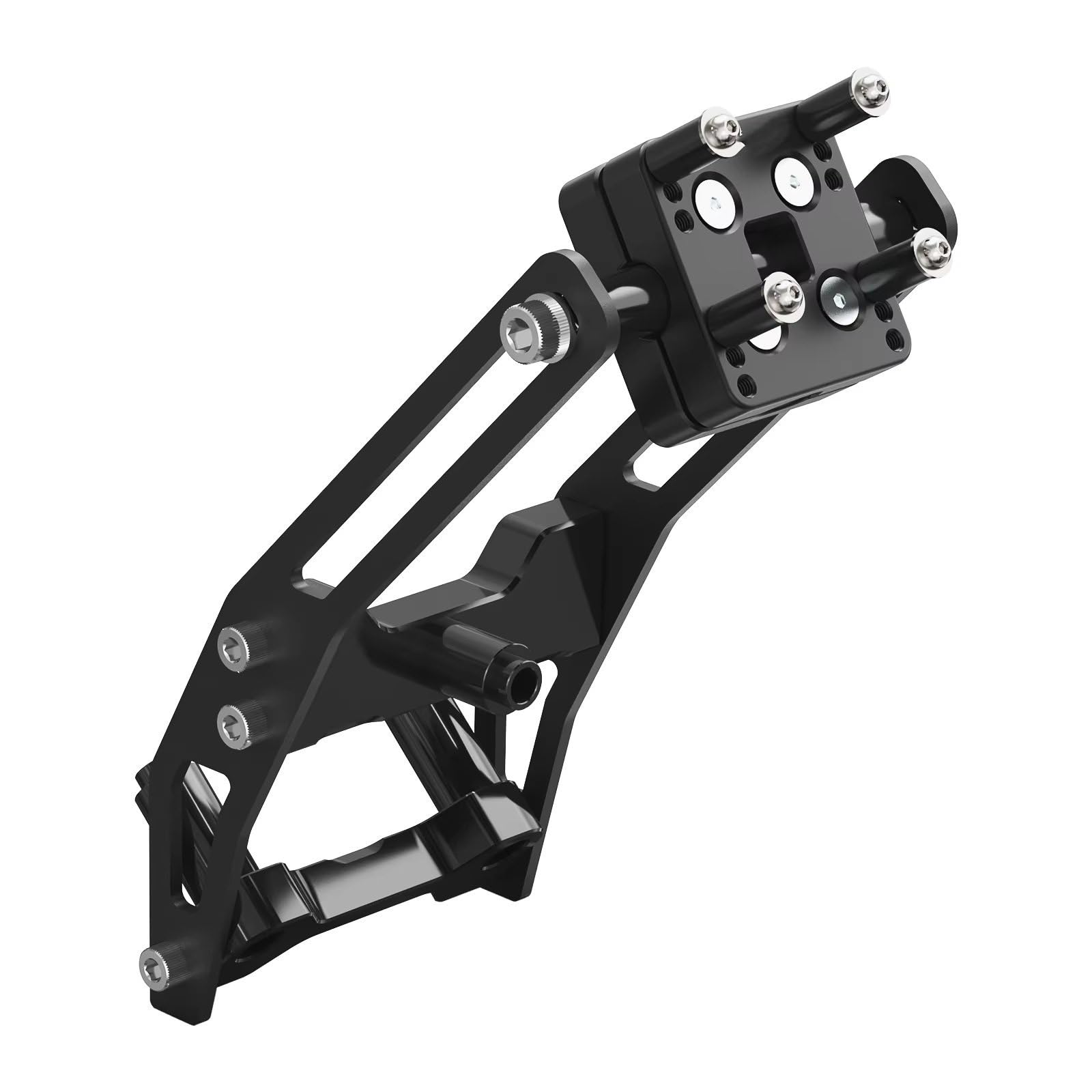 Motorrad Halterungen Für Ducati Für DesertX 2022-2024 Motorrad-Navigationstelefon GPS Halterung Adapter Halter 12MM Motorrad Handyhalterung(Set) von QRDKKL