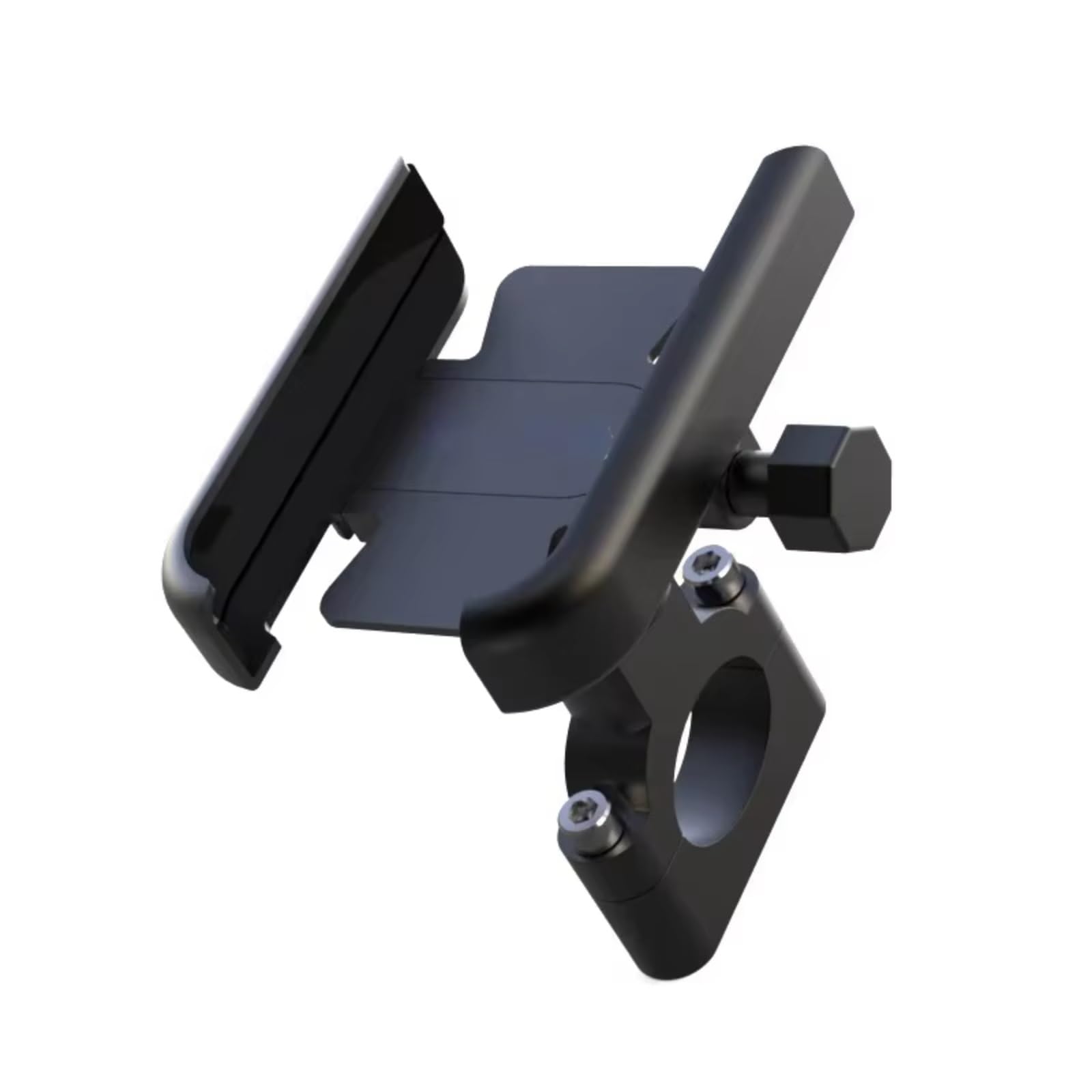 Motorrad Halterungen Für Forza 125 250 300 350 750 Motorrad Handy Halter GPS Navigator Rückspiegel Lenker Halterung Motorrad Handyhalterung(H Black) von QRDKKL