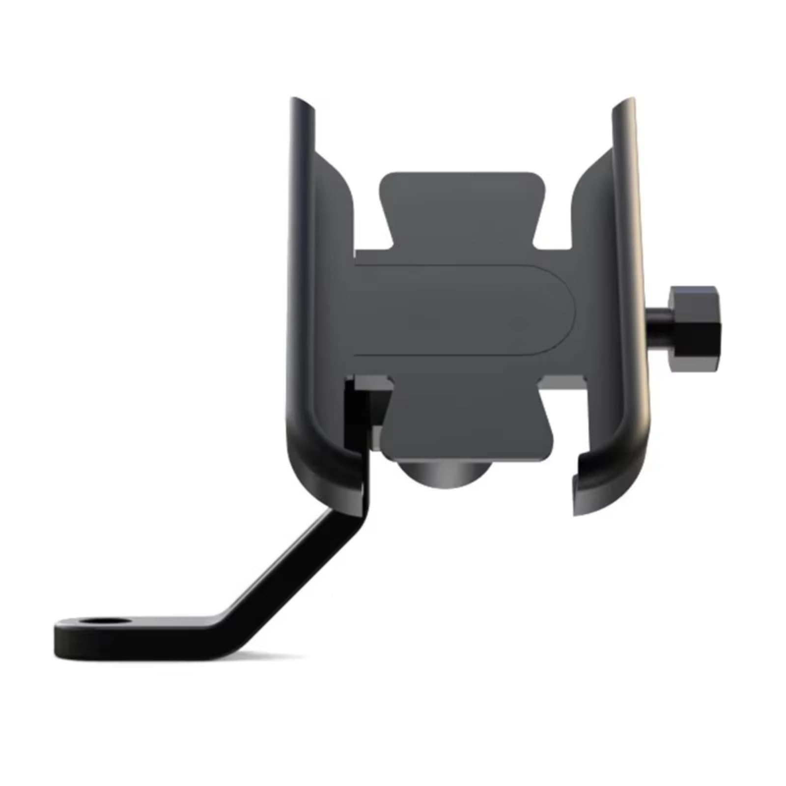 Motorrad Halterungen Für Forza 125 250 300 350 750 Motorrad Handy Halter GPS Navigator Rückspiegel Lenker Halterung Motorrad Handyhalterung(M Black) von QRDKKL