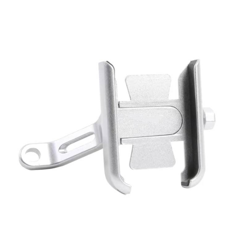 Motorrad Halterungen Für Gilera Für Fuoco 500ie Für Nexus 125/250/300 Für Runner 200 Motorrad Lenker Handy Halter GPS Stand Halterung Motorrad Handyhalterung(A Silver) von QRDKKL