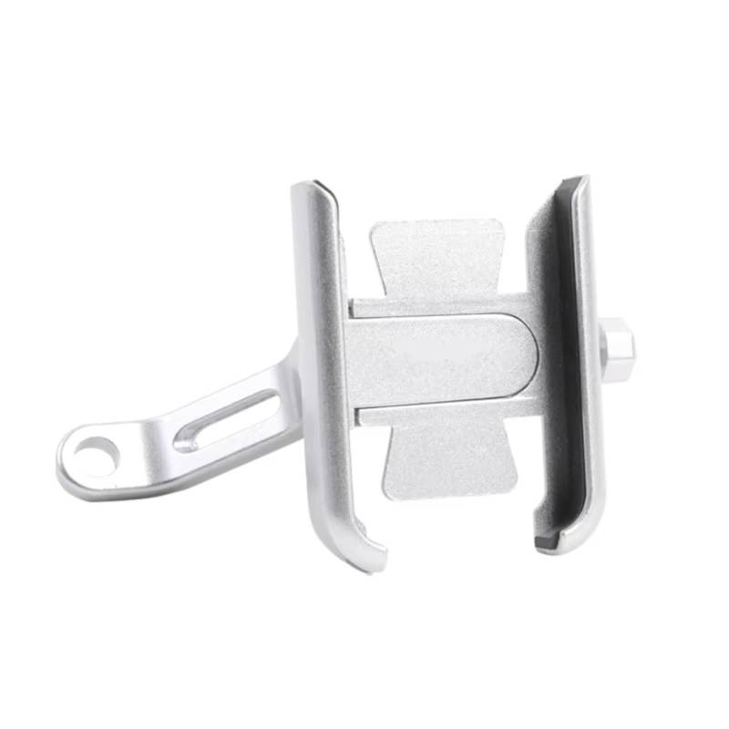 Motorrad Halterungen Für SYM Für CRUISYM 125 180 300 GTS 250i 300i Maxsym 400 600 Motorrad Lenker Handy Halter GPS Stand Halterung Motorrad Handyhalterung(A Silver) von QRDKKL