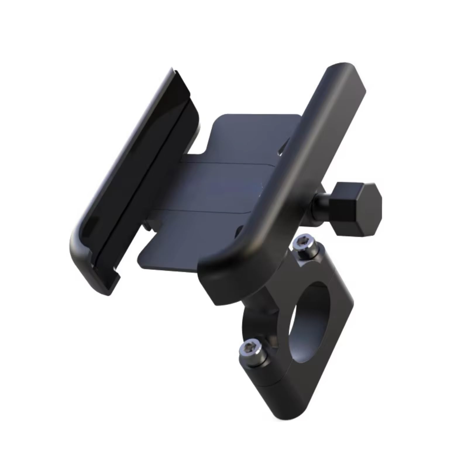 Motorrad Halterungen Für Tiger 800 Zubehör Halterungen Motorrad Motorrad Handy Halter Navigator Halterung Zubehör Motorrad Handyhalterung(H Black) von QRDKKL