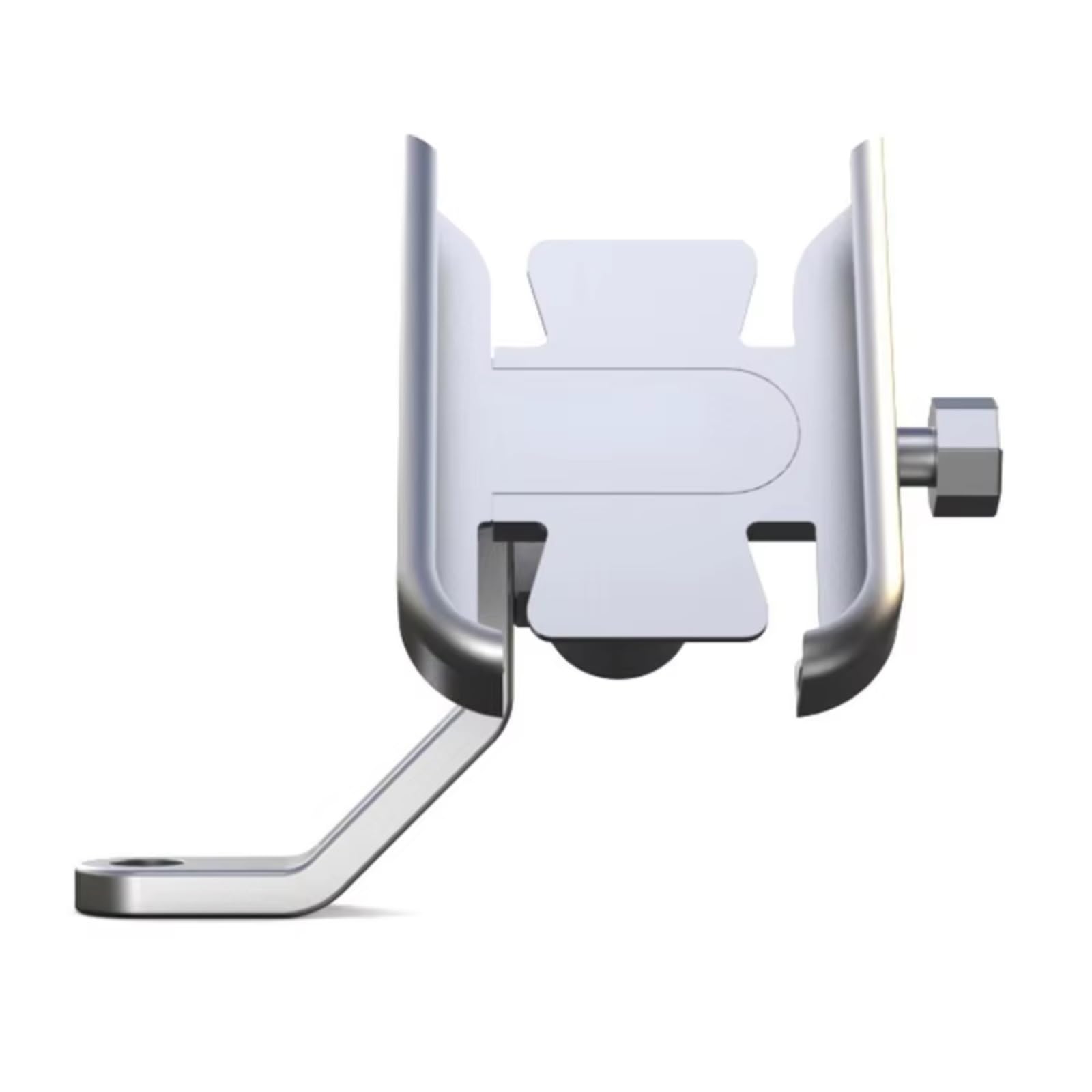 Motorrad Halterungen Für Tiger 800 Zubehör Halterungen Motorrad Motorrad Handy Halter Navigator Halterung Zubehör Motorrad Handyhalterung(M Sliver) von QRDKKL