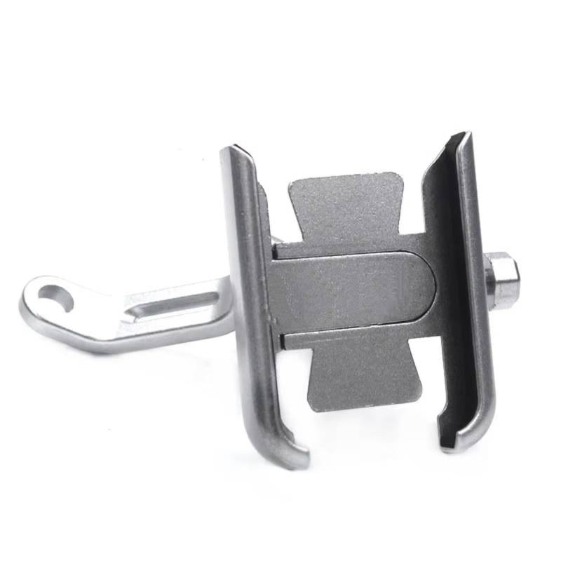 Motorrad Halterungen Für XJ6 Für Diversion/F XJR1300 XJR 1300 Für SUPERTENERE Für XT1200ZE Motorrad Handy Halter GPS Ständer Motorrad Handyhalterung(Mirror Type Silver) von QRDKKL