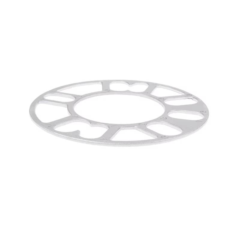 Spurverbreiterung Stahl 3/5/6/8/10mm Auto-Rad-Distanzstück-Adapter-Unterlegscheiben-Platte Auto-Zubehör Auto-Radnaben-Modifikation Und -Verbreiterung Spürverbreiterungsatz(3mm) von QRDKKL