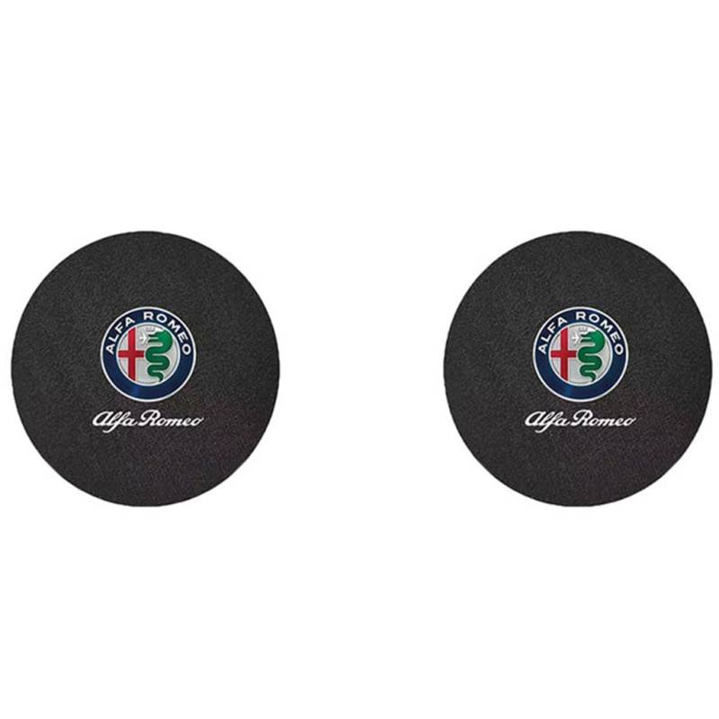 2 Stück Auto Getränkehalter Untersetzer für Alfa Romeo Alfetta GT GTV 1974-2025,Wasser Tasse Slots Nicht-Slip Matte wasserdichte Matte Trinken Pad Innere Zubehör,E von QRSWEWPA