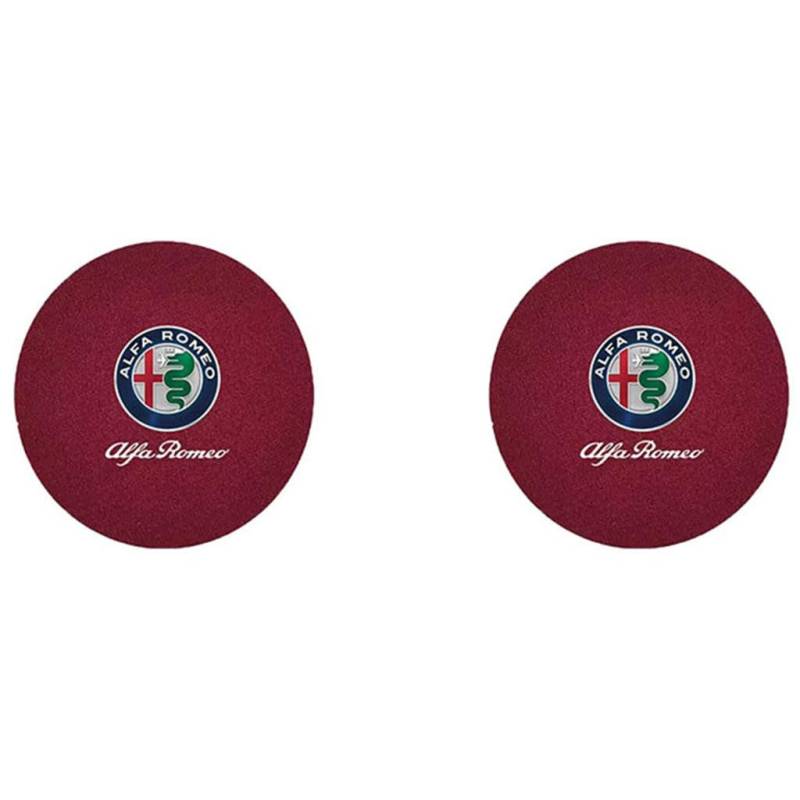 2 Stück Auto Getränkehalter Untersetzer für Alfa Romeo Brera Giulia Giulietta 2005-2025,Wasser Tasse Slots Nicht-Slip Matte wasserdichte Matte Trinken Pad Innere Zubehör,F von QRSWEWPA
