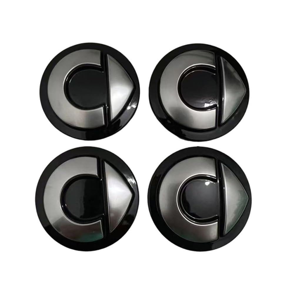 4 Stück Auto Radnabenkappen für smart fortwo 2004-2022,Langlebig Sonnenschutz Wasserdicht Nabendeckel Styling Auto Zubehör,54mm-Black 4 Stück Auto Radnabenkappen für smart fortwo 2004-2022,Langlebig Sonnenschutz Wasserdicht Nabendeckel Styling Auto Zubehör,54mm-Black von QRSWEWPA