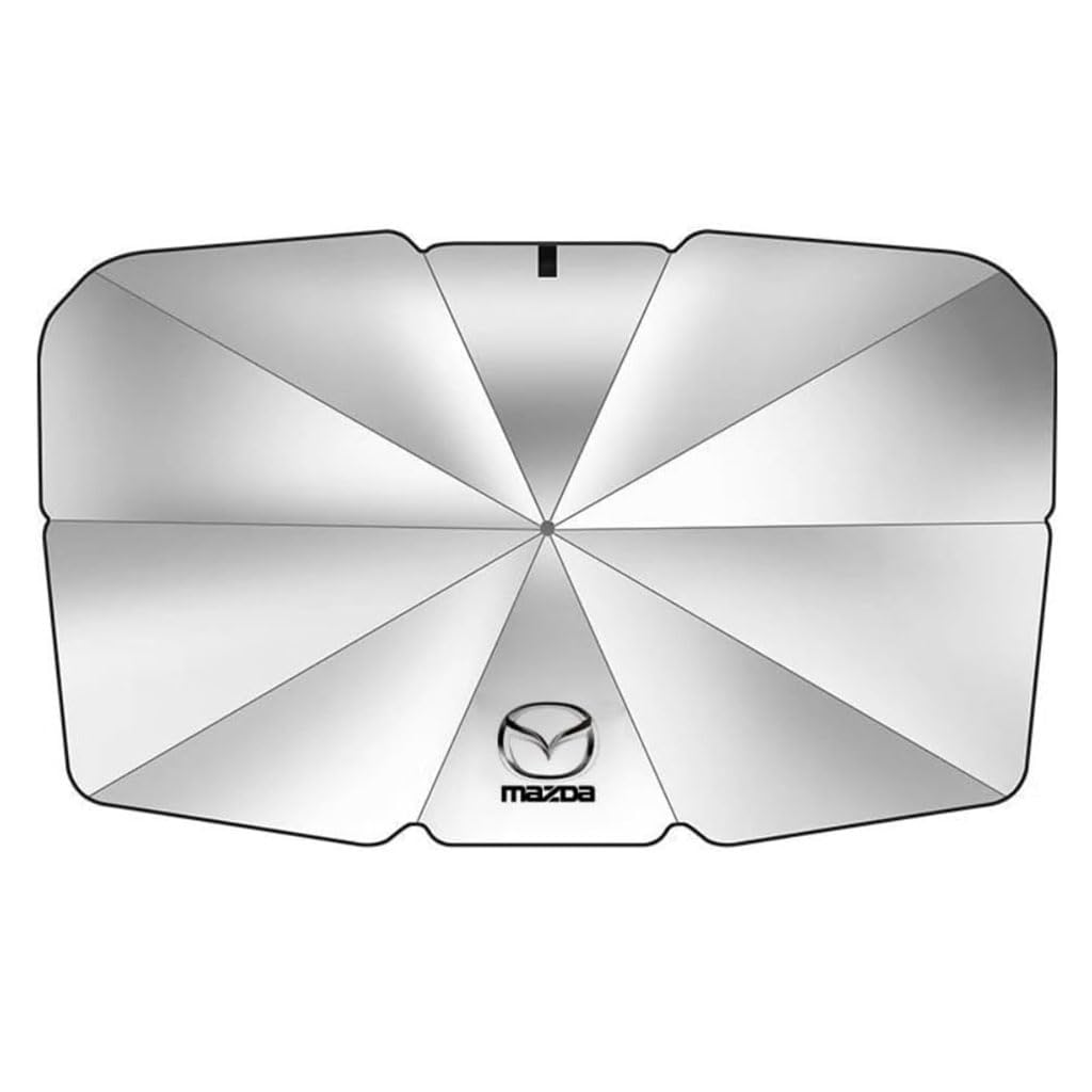 Auto Sonnenblende für Mazda MX-30 MX-5 2000-2025,Car Sunshade Umbrella Wasserdicht staubdicht Faltbar Sonnenschirm,C Auto Sonnenblende für Mazda MX-30 MX-5 2000-2025,Car Sunshade Umbrella Wasserdicht staubdicht Faltbar Sonnenschirm,C von QRSWEWPA