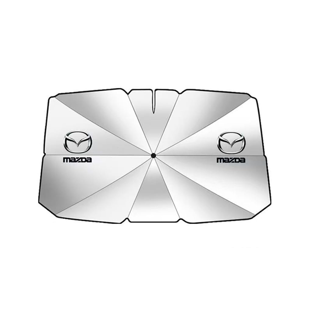 Auto Sonnenblende für Mazda3 Axela 2003-2024,Car Sunshade Umbrella Wasserdicht staubdicht Faltbar Sonnenschirm,145cm Auto Sonnenblende für Mazda3 Axela 2003-2024,Car Sunshade Umbrella Wasserdicht staubdicht Faltbar Sonnenschirm,145cm von QRSWEWPA