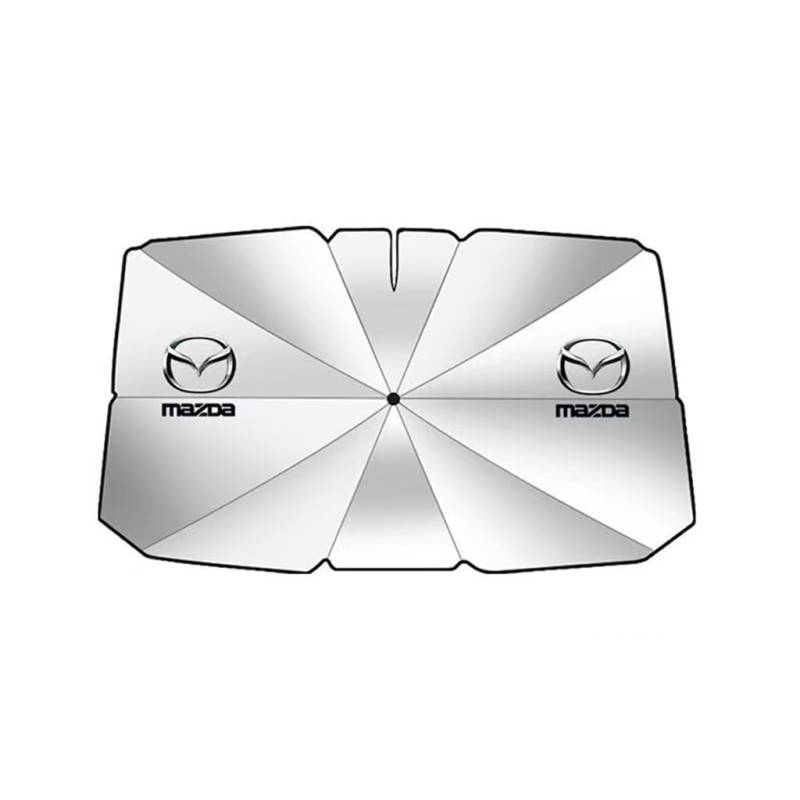 Auto Sonnenblende für Mazda3 Axela 2003-2024,Car Sunshade Umbrella Wasserdicht staubdicht Faltbar Sonnenschirm,145cm von QRSWEWPA