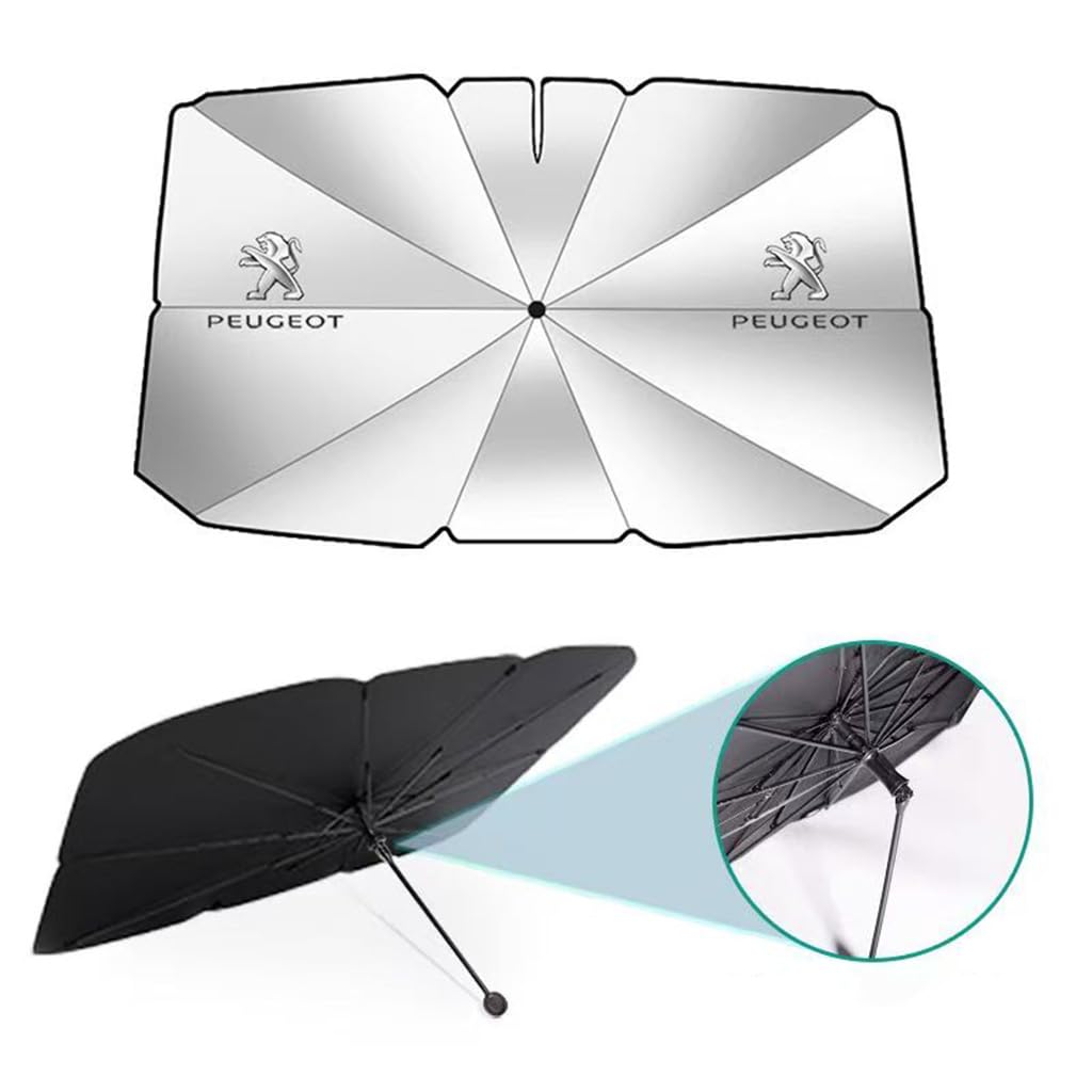 Auto Sonnenblende für Peugeot Pick Up 2021-2024,Car Sunshade Umbrella Wasserdicht staubdicht Faltbar Sonnenschirm,145cm Auto Sonnenblende für Peugeot Pick Up 2021-2024,Car Sunshade Umbrella Wasserdicht staubdicht Faltbar Sonnenschirm,145cm von QRSWEWPA