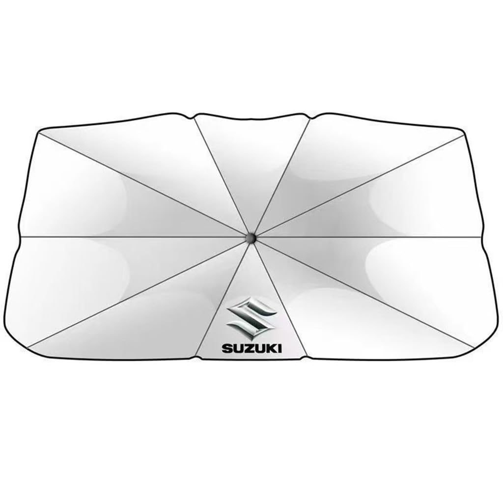 Auto Sonnenblende für Suzuki,Car Sunshade Umbrella Wasserdicht staubdicht Faltbar Sonnenschirm,125cm Auto Sonnenblende für Suzuki,Car Sunshade Umbrella Wasserdicht staubdicht Faltbar Sonnenschirm,125cm von QRSWEWPA