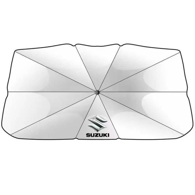 Auto Sonnenblende für Suzuki,Car Sunshade Umbrella Wasserdicht staubdicht Faltbar Sonnenschirm,145cm von QRSWEWPA