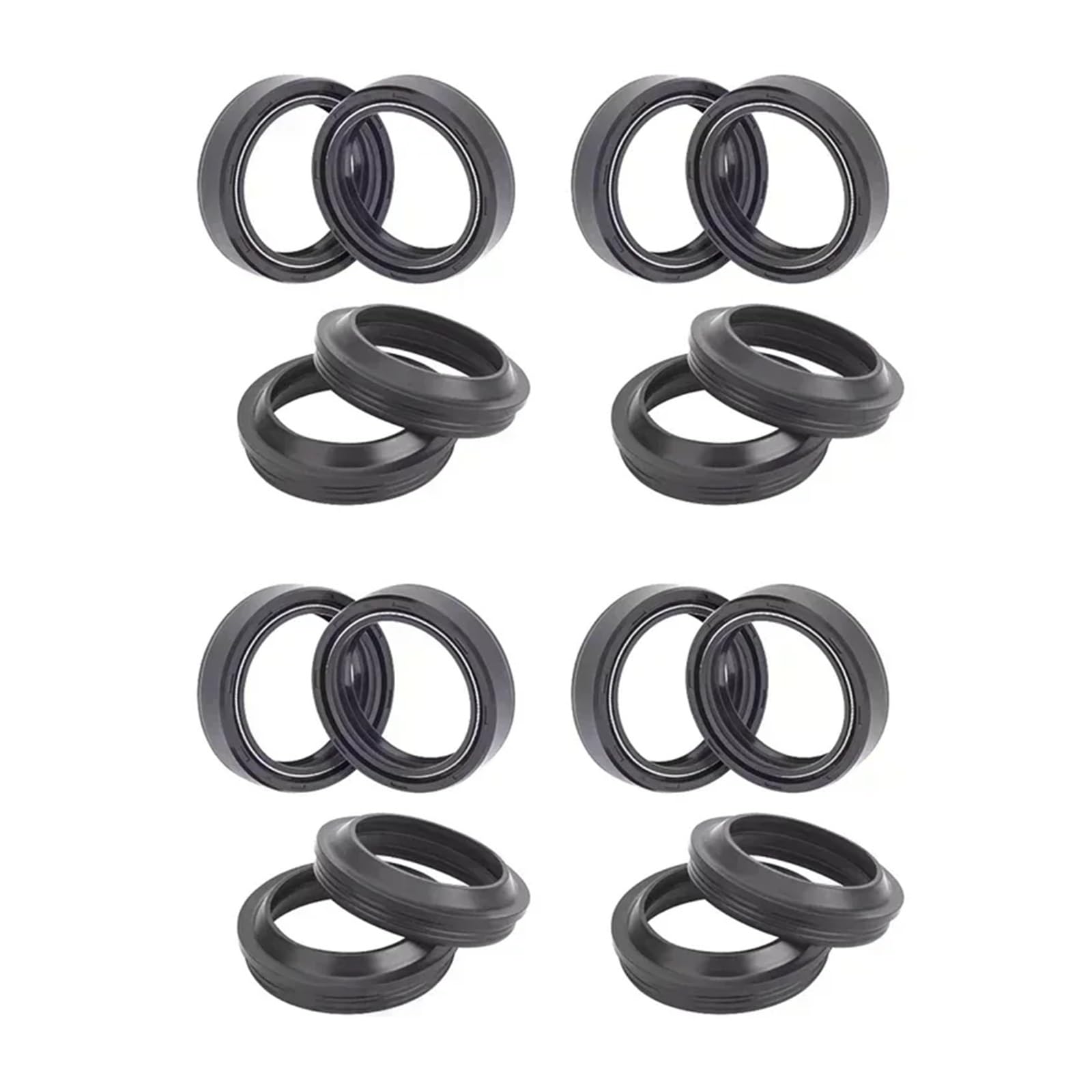 31x43x10,3 Front Shock Gabel Dämpfer Welle Öl Dichtung Halterungen Staub Abdeckung for DIRECT BIKES SPYDER 125 DB125T-22 VIPER 125 DB125T-32(8pc Seal 8pc Cover) von QRZCZXNP