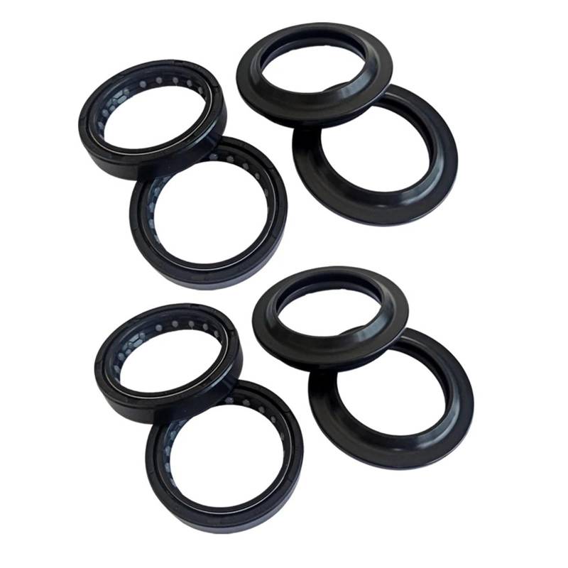 43x55x11 43 * 55 Front Shock Gabel Dämpfer Welle Öl Dichtung Halterungen 43 55 Staub Abdeckung for ZX12R NINJA 2004-05 ZX-12R ZX 12R(4pc Seal 4pc Cover) von QRZCZXNP