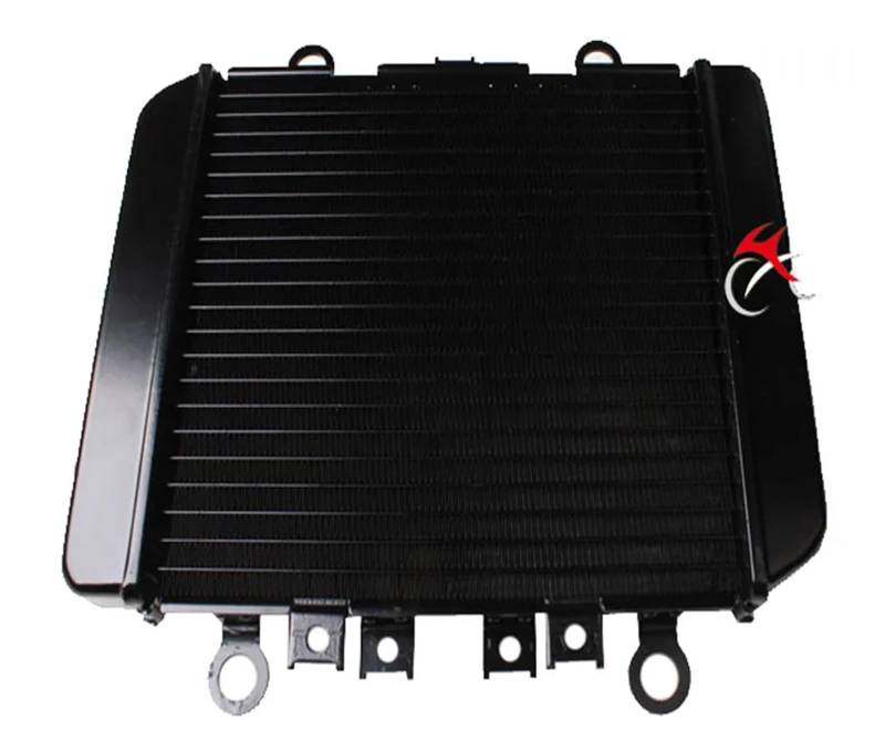 Schwarzer Motorrad-Kühlerkühler for ER-5 ER500 1996 1997 1998 1999 2000 2001 2002 2003 2004 2005 2006 von QRZCZXNP