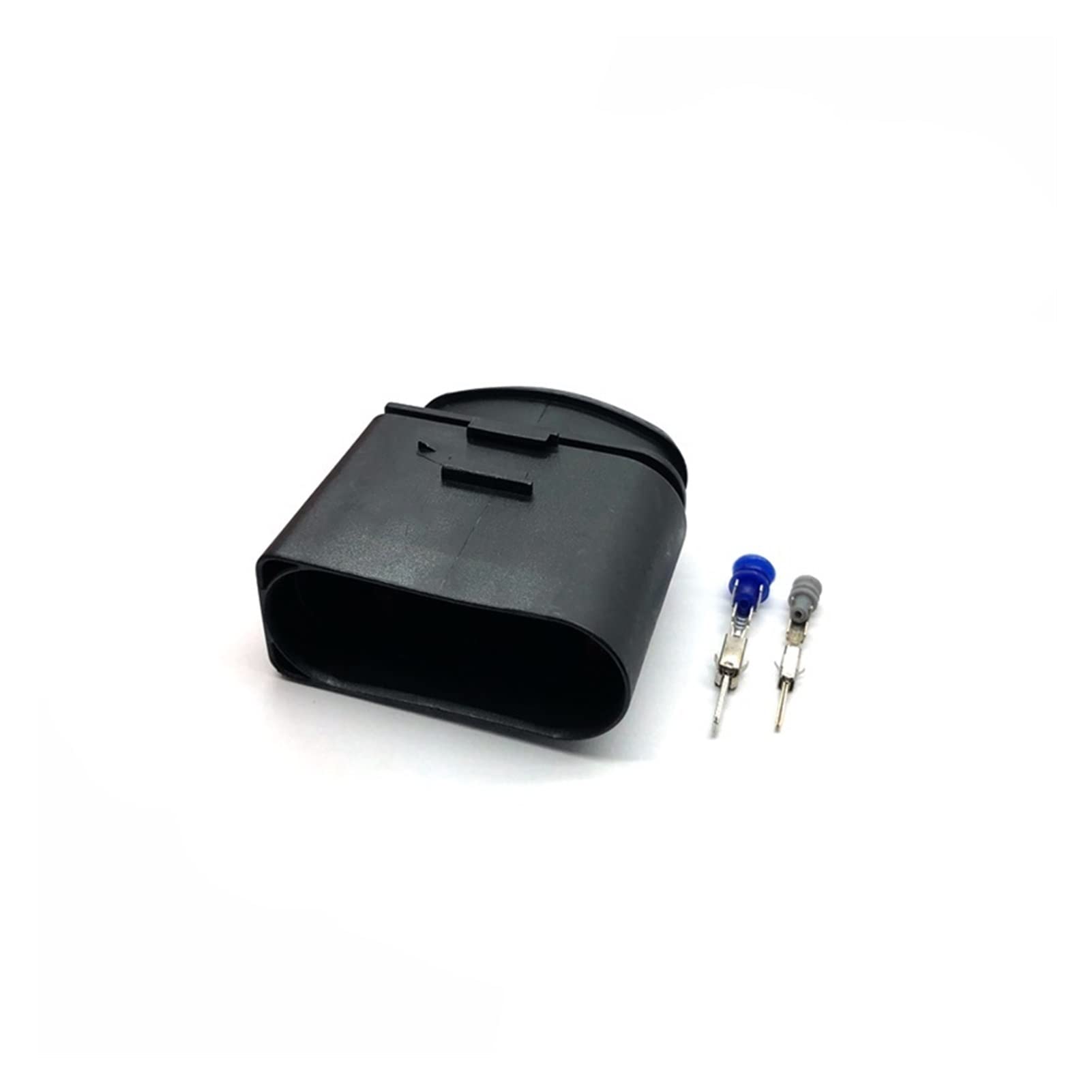 1 Satz 14-Pin-Dichtungs-Auto-Xenon-Scheinwerfer-Lampen-Stecker-Stecker 1. 5mm 3,5 mm Sockel Compatible with B~W VW 1J0 973 837 1J0973737 1J0973837(Svart,1 Set of Male) von QSBVSO