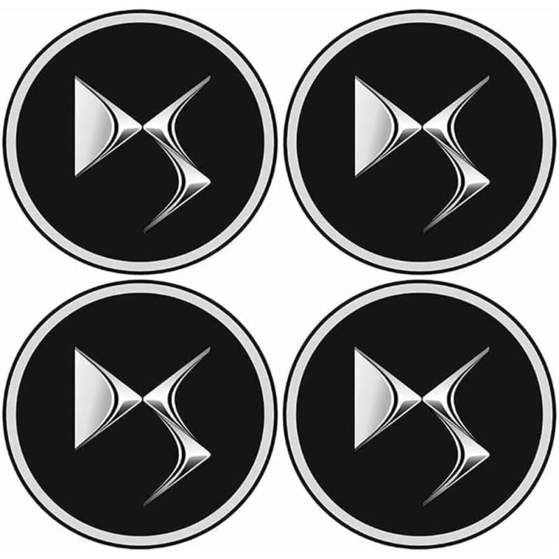 4 Stück Auto Radnabenkappen für DS 3 / DS 3 Crossback/DS 4 / DS 5 / DS 7 / DS 7 Crossback/DS 9,Nabendeckel Felgendeckel Nabenabdeckungen Wasserdicht Staubdicht Reifen Felgen Zubehör von QSLLLY