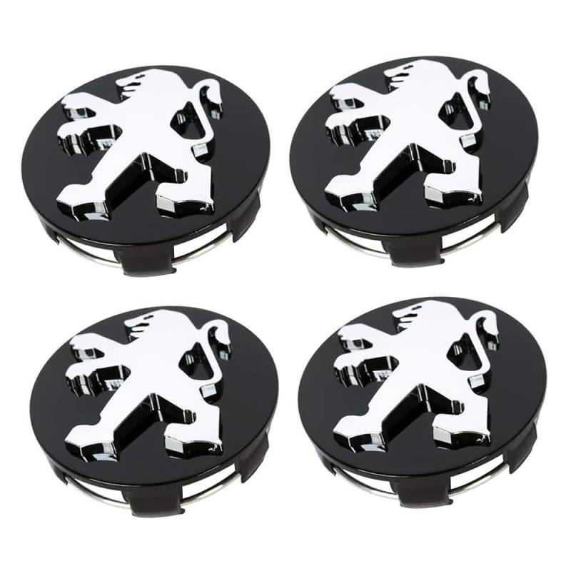 4 Stück Auto Radnabenkappen für Peugeot Expert 3 (III) V I 2016-2025,Nabendeckel Felgendeckel Nabenabdeckungen Wasserdicht Staubdicht Reifen Felgen Zubehör,68mm-C von QSLLLY
