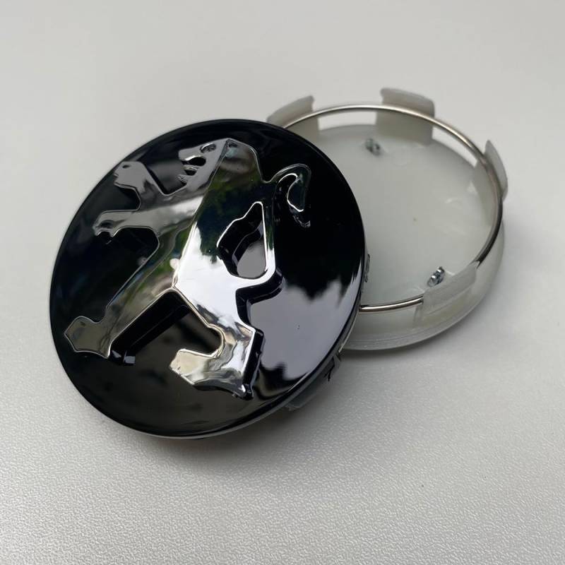 4 Stück Auto Radnabenkappen für Peugeot RCZ 2010-2015,Nabendeckel Felgendeckel Nabenabdeckungen Wasserdicht Staubdicht Reifen Felgen Zubehör,A von QSLLLY