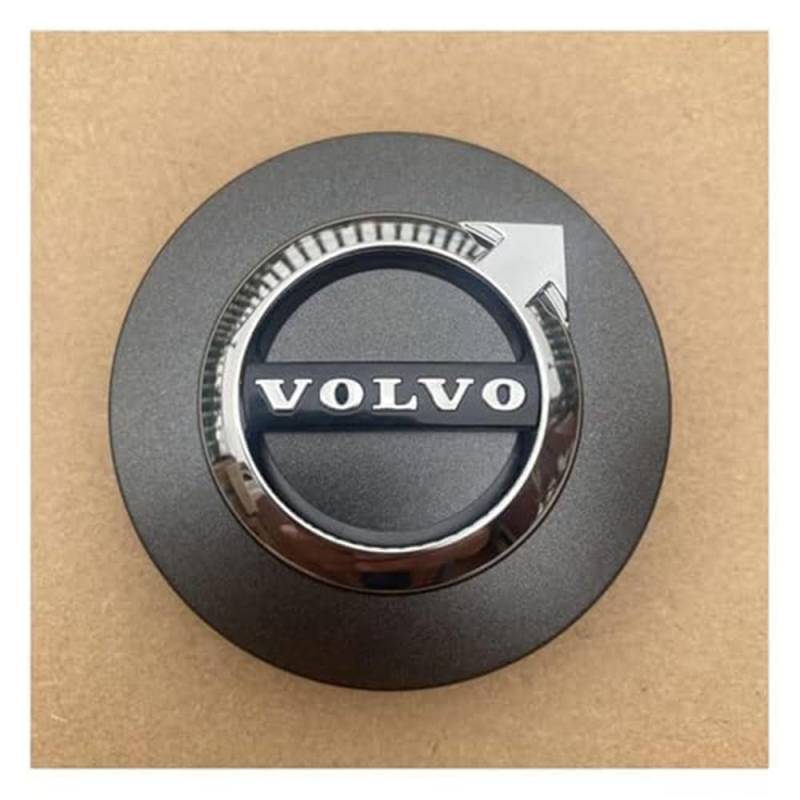 4 Stück Auto Radnabenkappen für Volvo S40 S60 S80L XC60 XC90 60mm,Nabendeckel Felgendeckel Nabenabdeckungen Wasserdicht Staubdicht Reifen Felgen Zubehör von QSLLLY