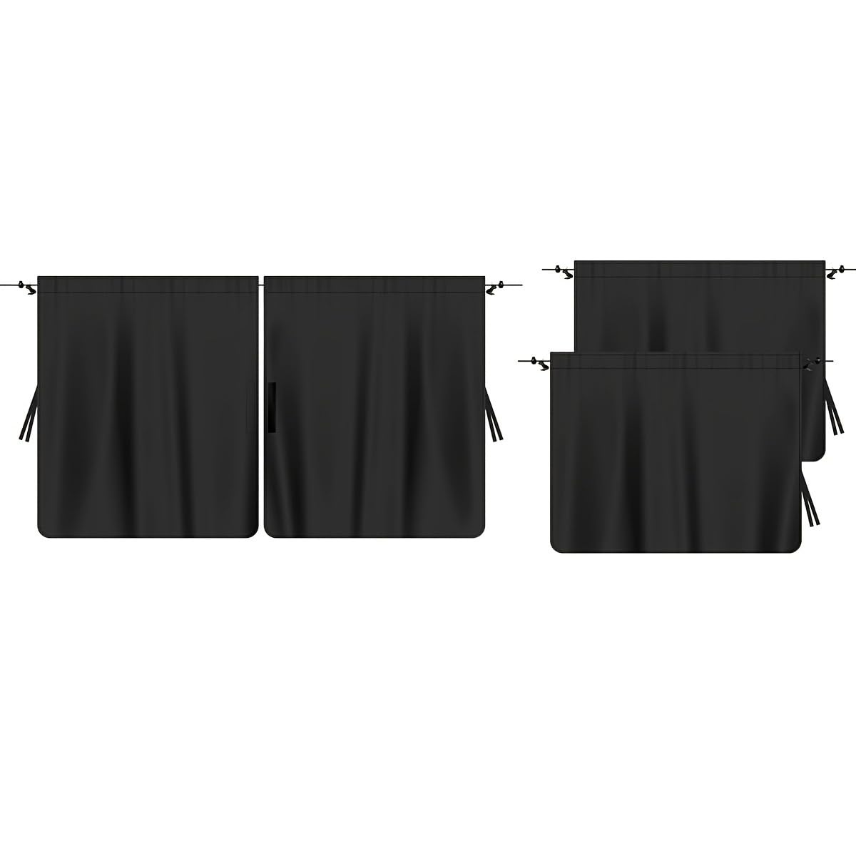 3pcs Autovorhänge,kompatibel mit Audi S3 S4 S5 S6 S7 Q3 Q5 Q7 RS4 RS5 RS6 R8 4G8,Autozubehör 3pcs Autovorhänge,kompatibel mit Audi S3 S4 S5 S6 S7 Q3 Q5 Q7 RS4 RS5 RS6 R8 4G8,Autozubehör von QSNZNB