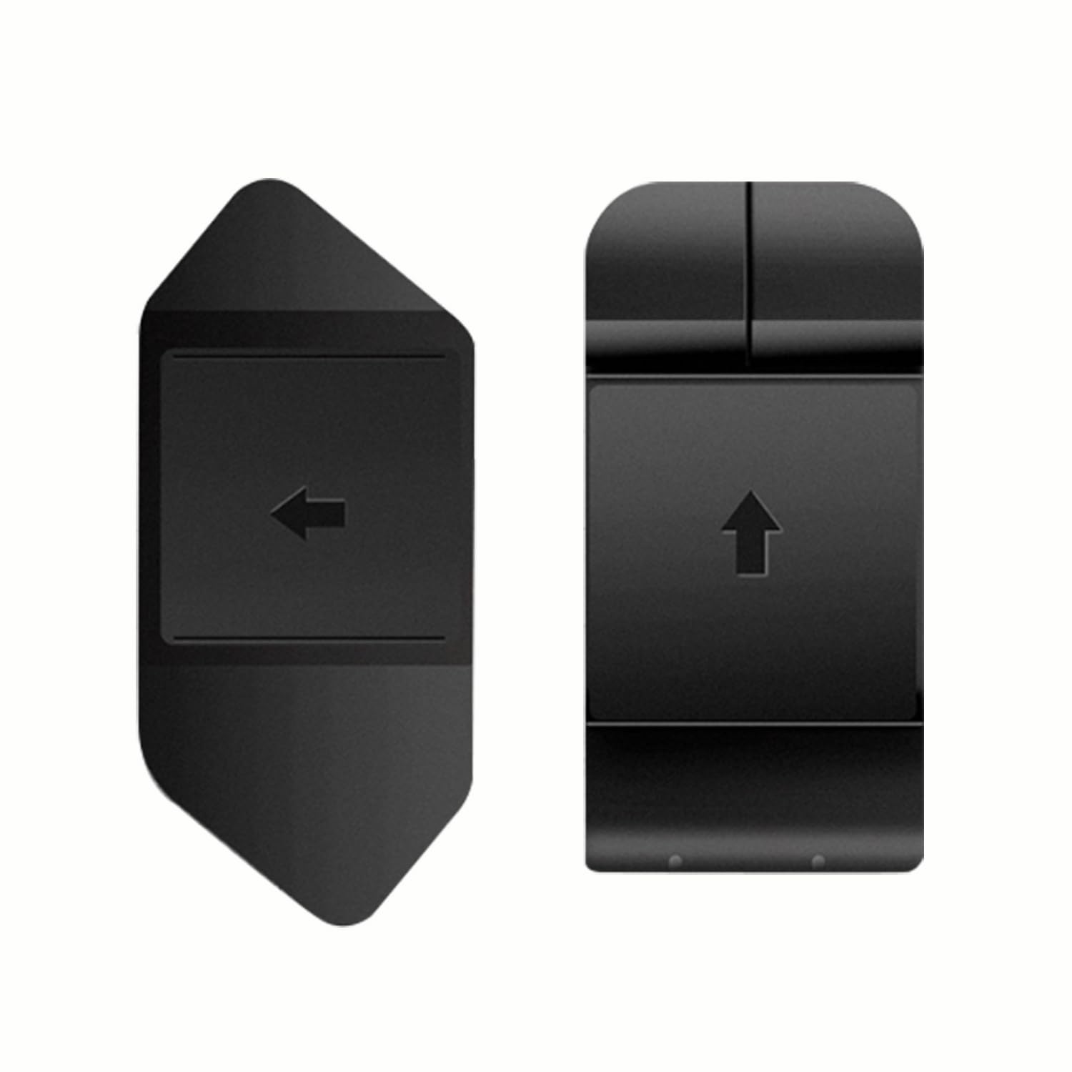 Motorradzubehör, Intercom Helm Clips für Q Serie（Q2/Q7/Q8）,MS Serie und V4,V7,Motorrad Helm Bluetooth Interphone Intercom Clips,1 Stück gefilzt Klebeclip und 1 Stück Bracket Clip Mount,Schwarz von QSPORTPEAK