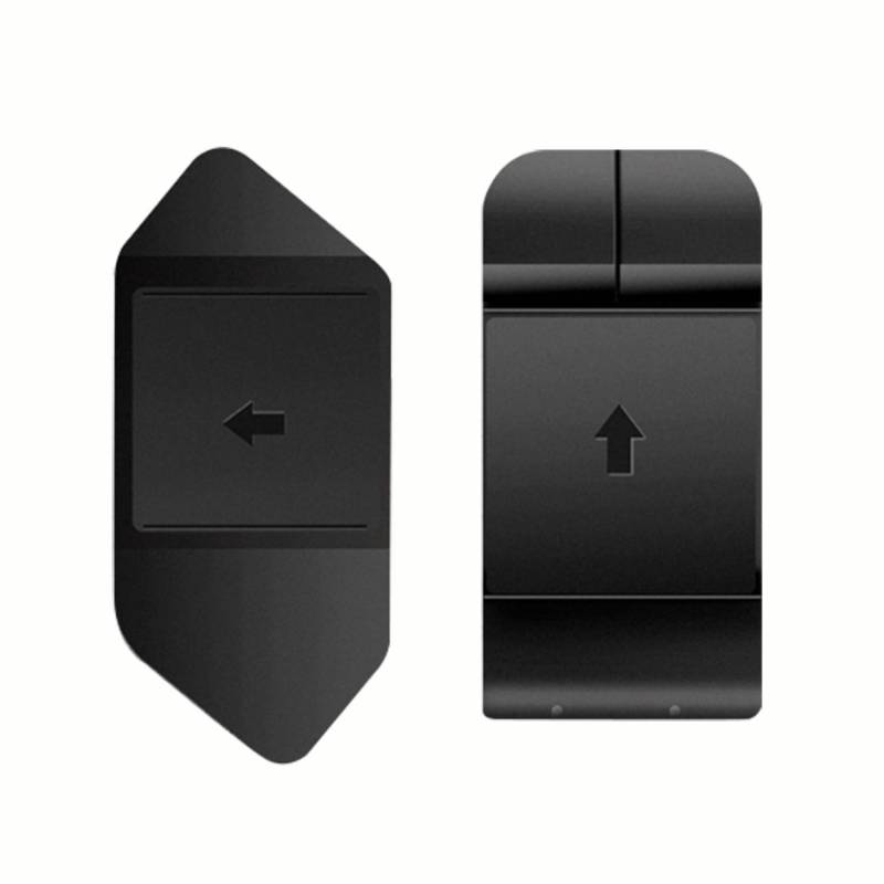 Motorradzubehör, Intercom Helm Clips für Q Serie（Q2/Q7/Q8）,MS Serie und V4,V7,Motorrad Helm Bluetooth Interphone Intercom Clips,1 Stück gefilzt Klebeclip und 1 Stück Bracket Clip Mount,Schwarz von QSPORTPEAK
